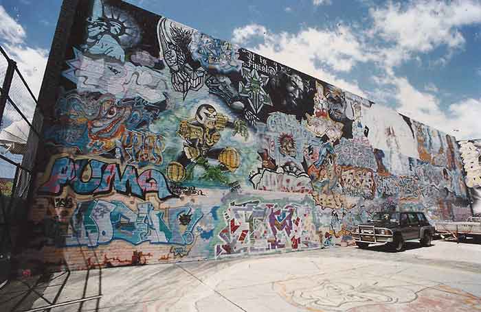 Graffiti Hall wall