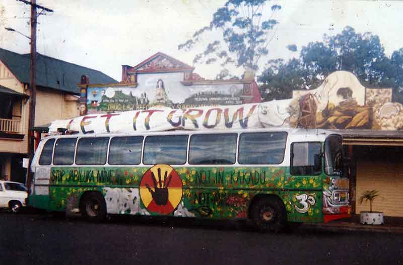The Peace Bus Let it Grow campaign, Nimbin